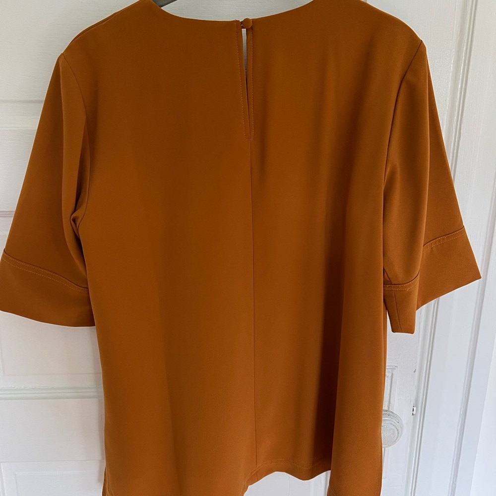 Brass Clothing Shirt, pumpkin/mustard, size medium. NEW - Picture 4 of 7
